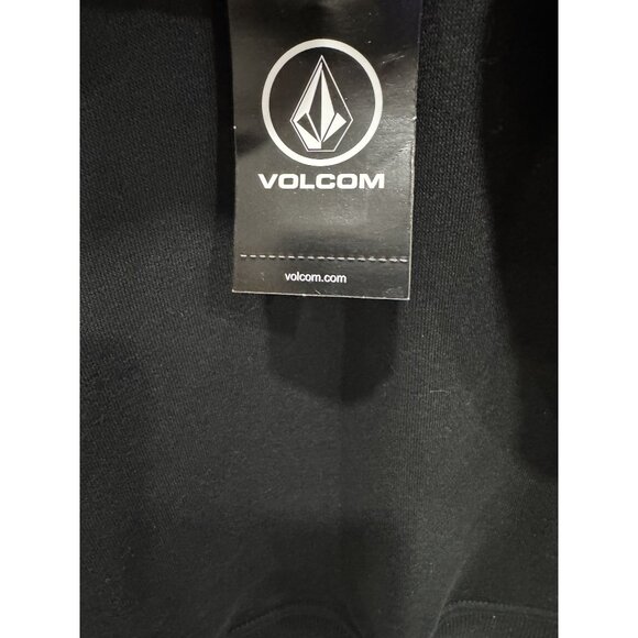 VOLCOM Men's Black RoundAbout Crew Sweatshirt SMALL - Picture 5 of 7